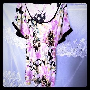 Silky Empire waist tunic